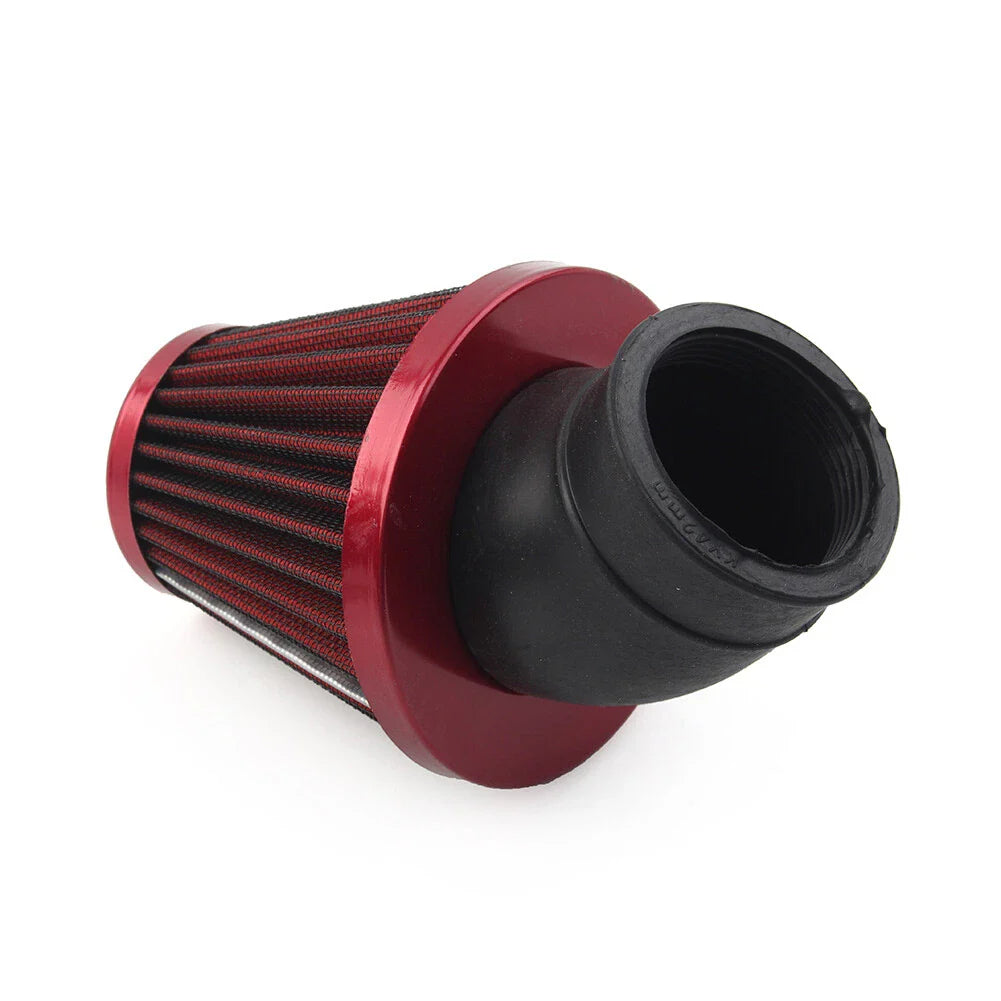 42mm Air Intake Filter Cleaner for Motorcycle - Stainless Steel