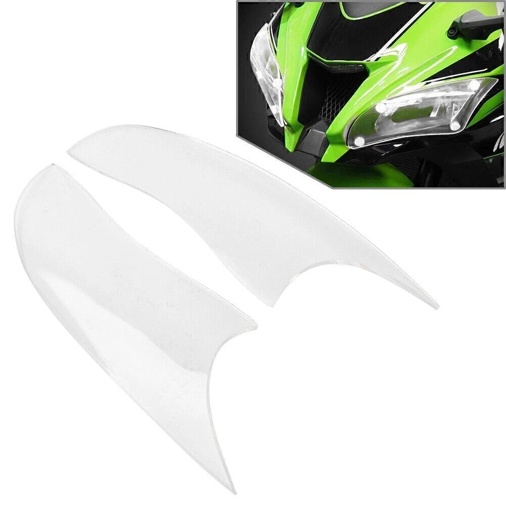 Headlight Guard Shield Screen Lens Cover for Kawasaki ZX-10R (2016–2018)