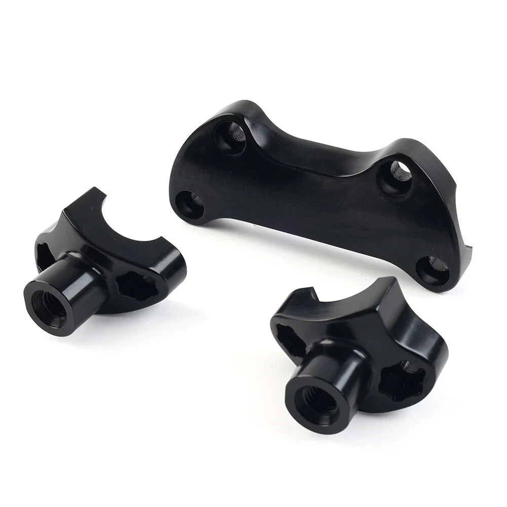 7" Handlebar Risers Top Clamp for Harley Dyna Softail Street Bob Sportster (2006-2023)