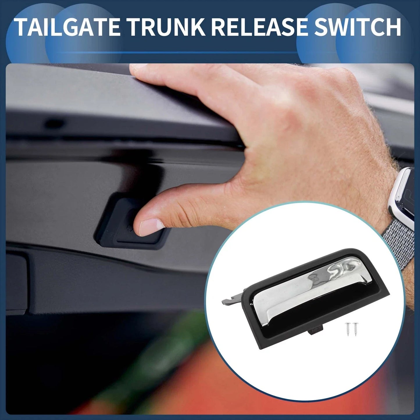 Tailgate Trunk Release Switch for Chevrolet Silverado 1500/2500/3500 (2014-2018)