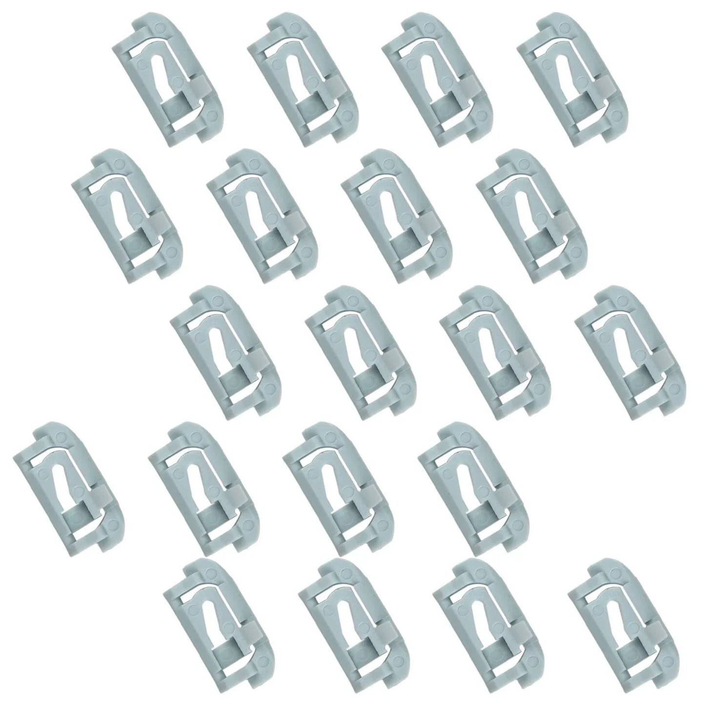 20pcs Molding Clips Green for G-Body Windshield & Rear Window Trim Fitment