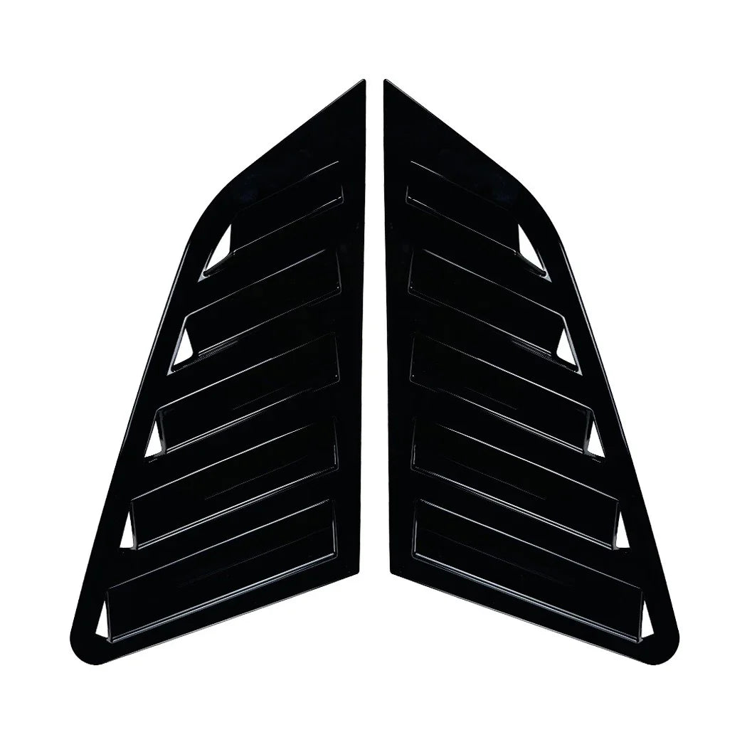 Gloss Black Quarter Rear Side Window Louver for Audi A3 S3 Sportback (2021–2024)