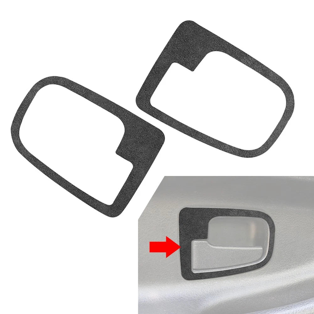 Suede Black Interior Door Handle Cover Trim for BMW 3 Series E36 (1991–1999)