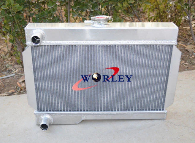 Aluminum Radiator + Fans for Rover MG MGB GT Coupe Convertible (1.8L)