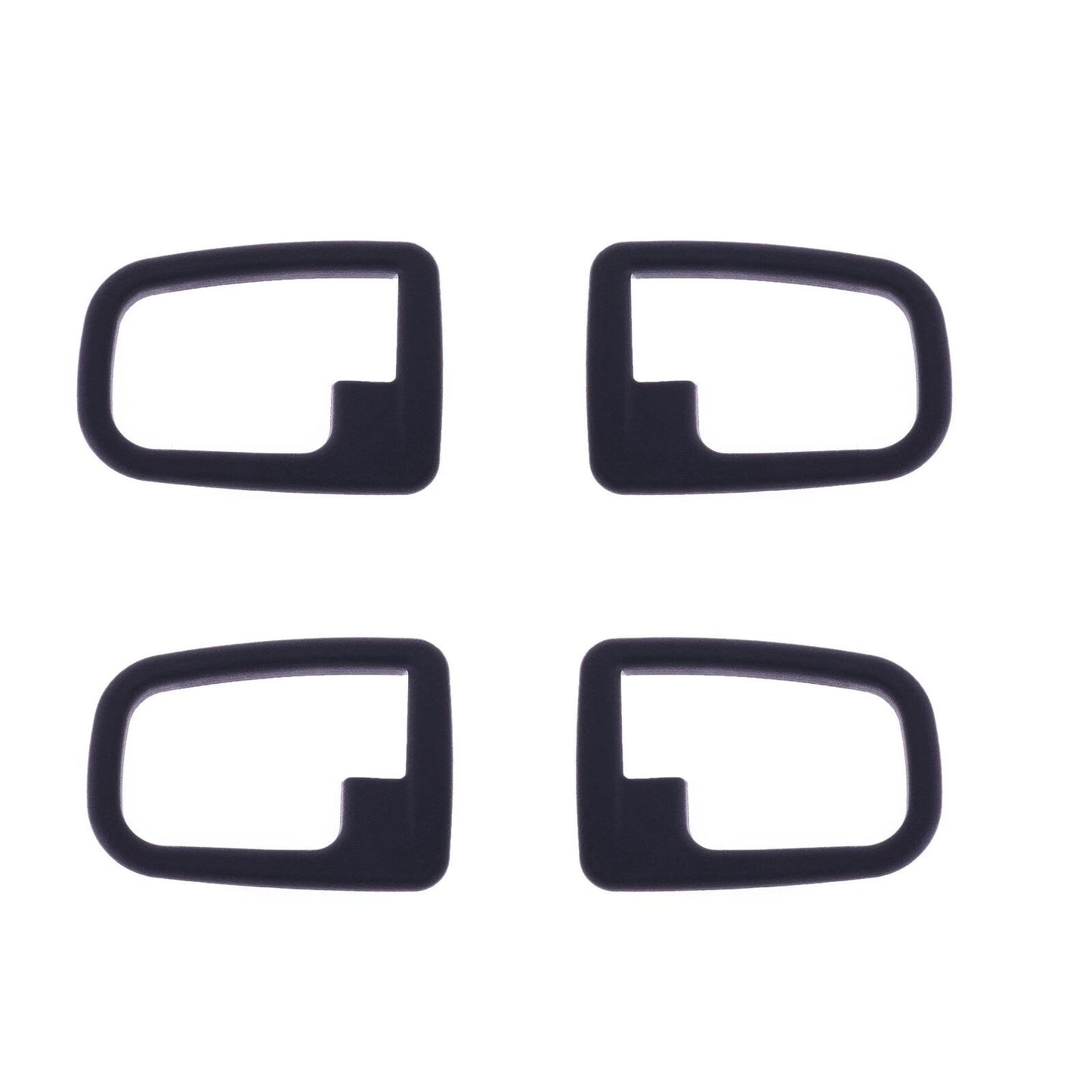 Set of 4 Textured Black Inner Door Handle Trim for BMW 3 Series (1991–2001)