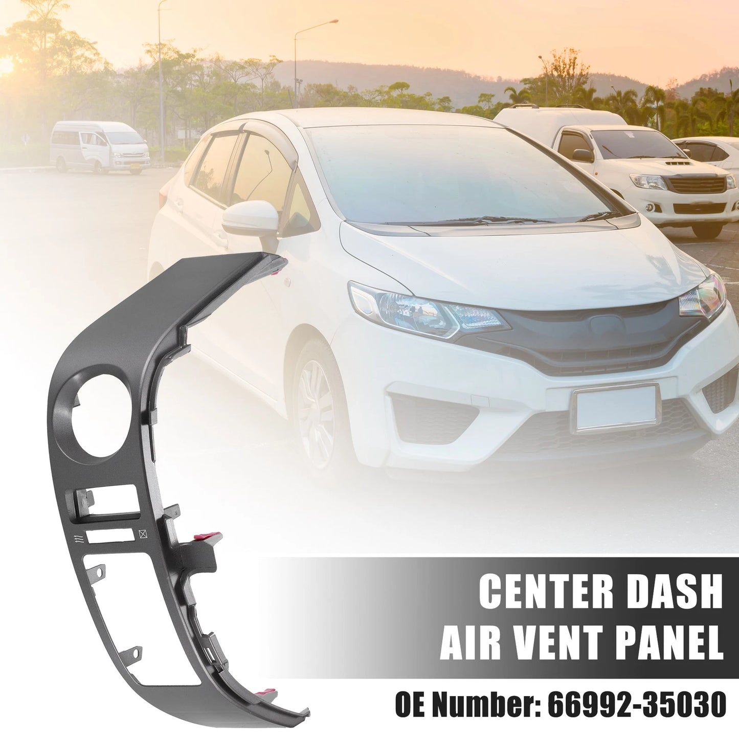 Left Center Dash A/C Outlet Vent Trim Panel for Toyota Prius (2004–2006) No. 55670-47040
