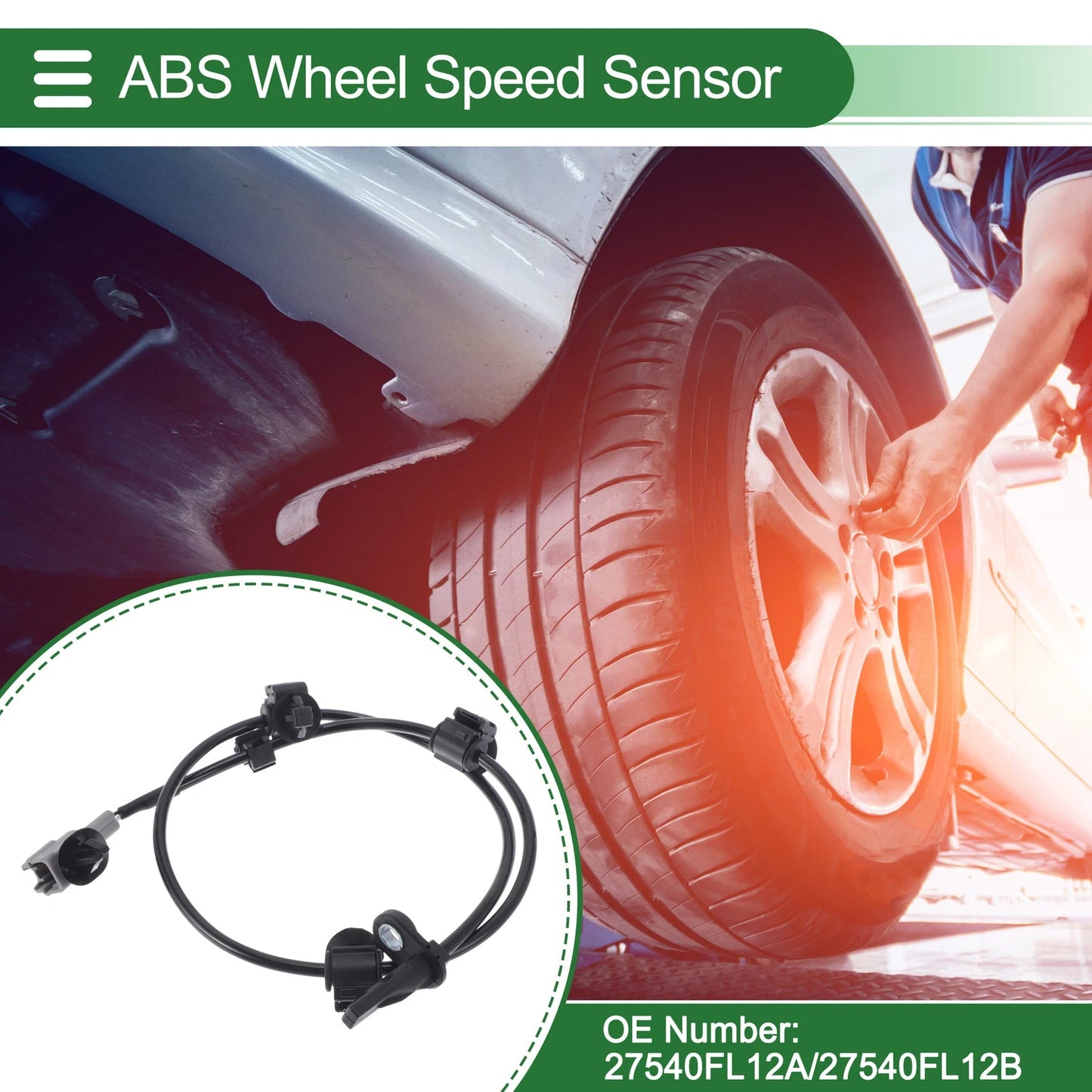ABS Wheel Speed Sensor No. 27540FL12A for Subaru Impreza (2008–2011)