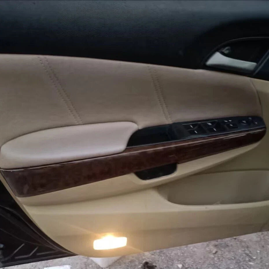 Wood Armrest Door Panel Cover Trim for Honda Accord Crosstour (2008–2013)