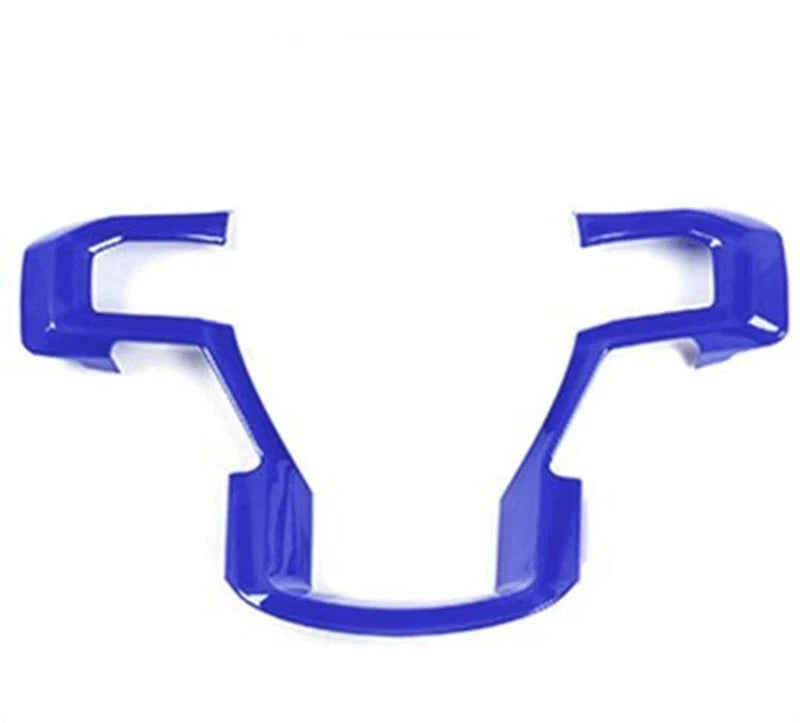 Blue Steering Wheel Panel Cover Frame Trim Cove Decor for F150 F250 (2015–2020)