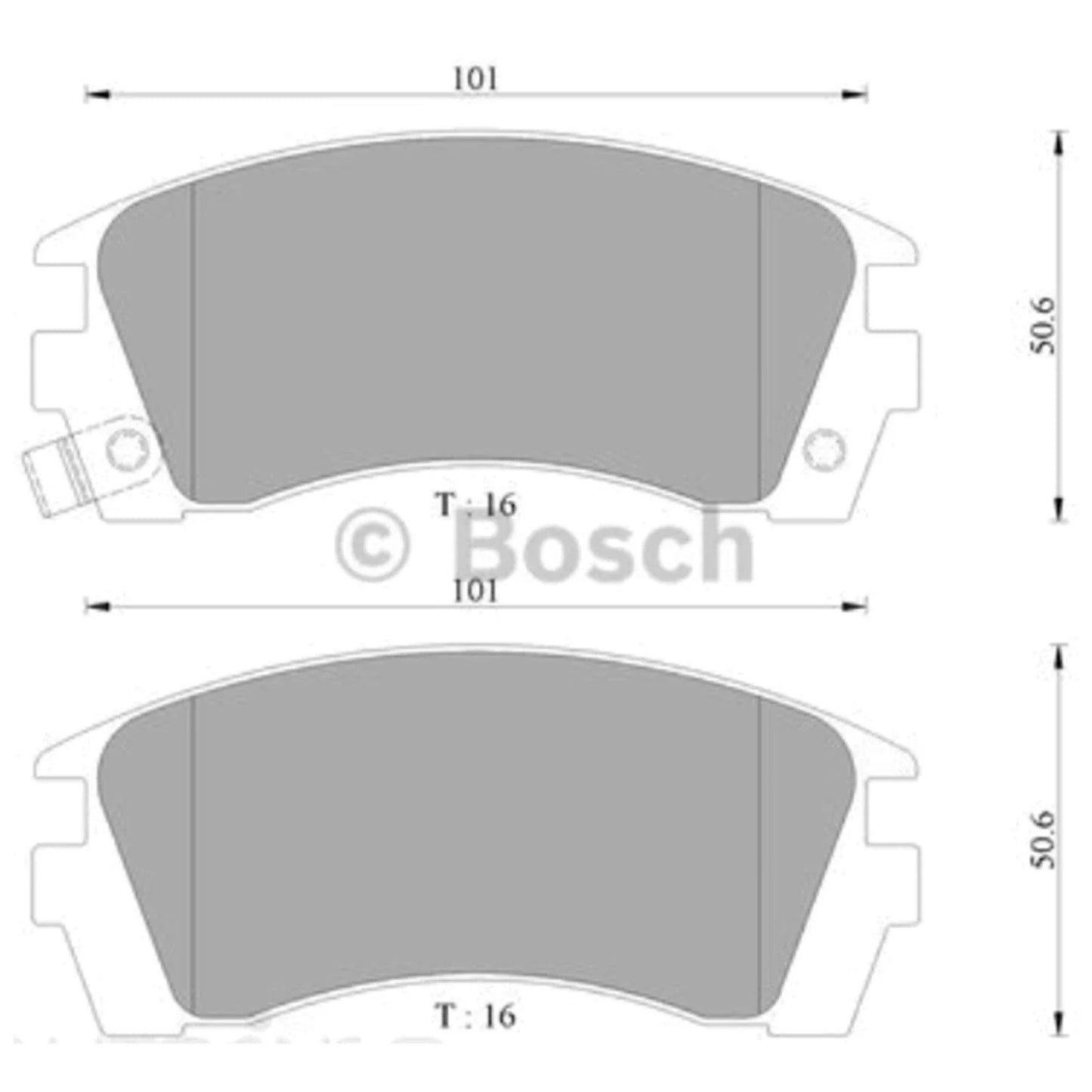 Front Disc Brake Pads Set for Nissan NX/Pulsar B13/N14 (1991 - 1995)