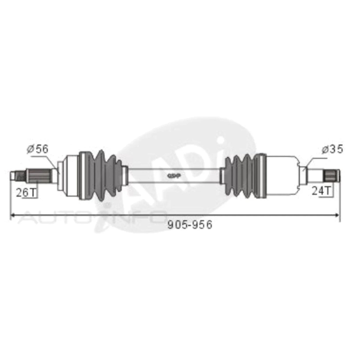 RH CV Shaft 1.6L 1.8L for Ford Laser KF KH (1990-1994)