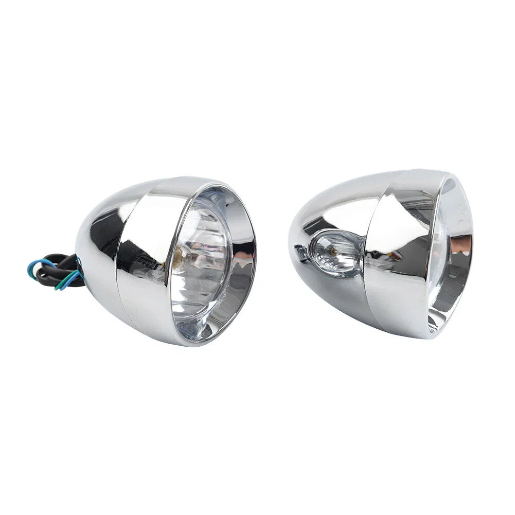 Custom Chrome Motorcycle Passing Spot Light Fog Lamp - Lights