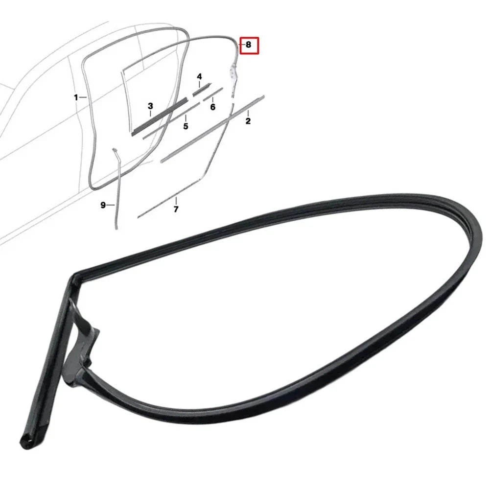 Rear Left Door Roof Seal for BMW