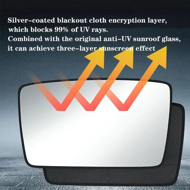 Glass Roof Sunshade for Tesla Model Y (2020–2023)