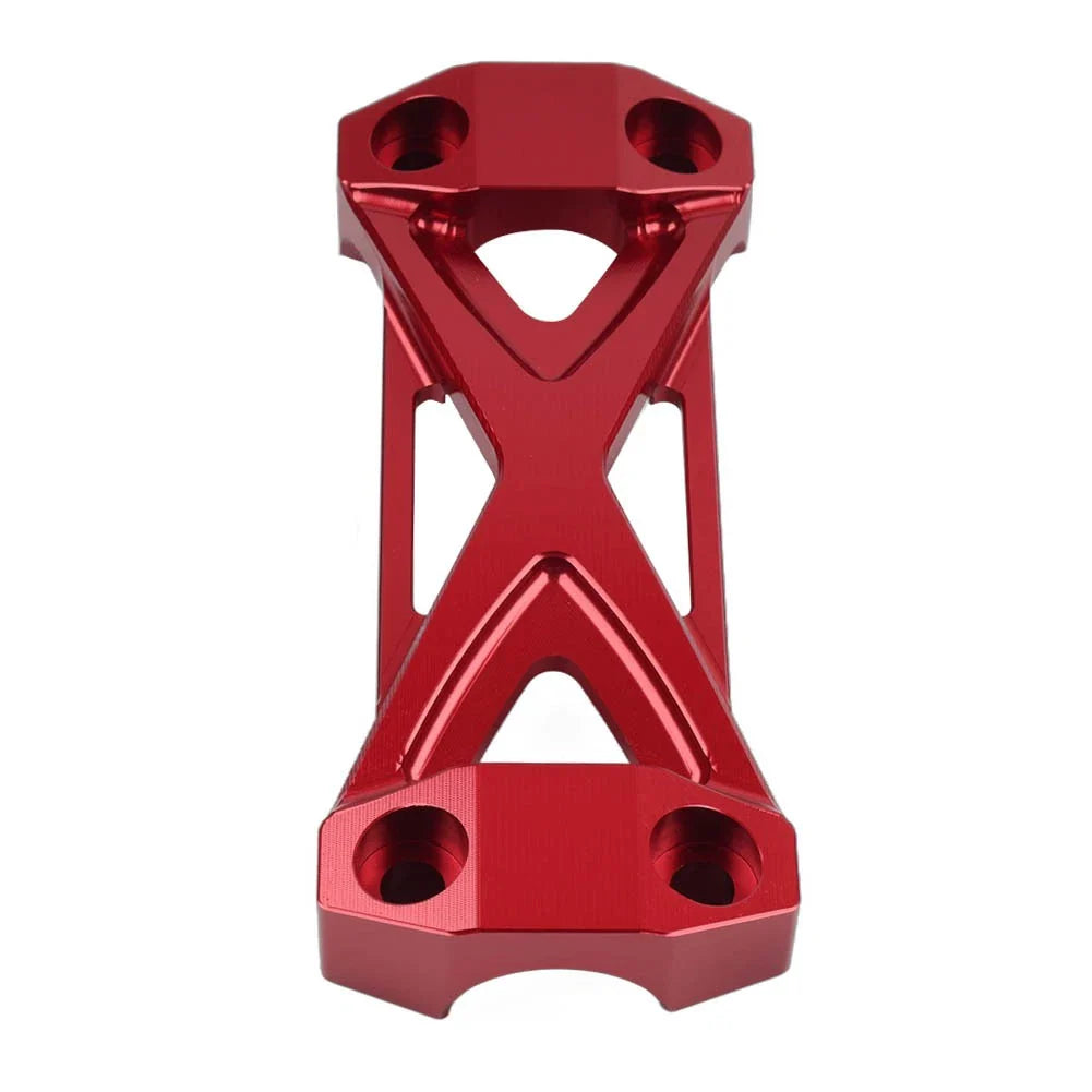 Red Handlebar Riser Mounting Clamp for HONDA X-ADV750 (2021-2023)