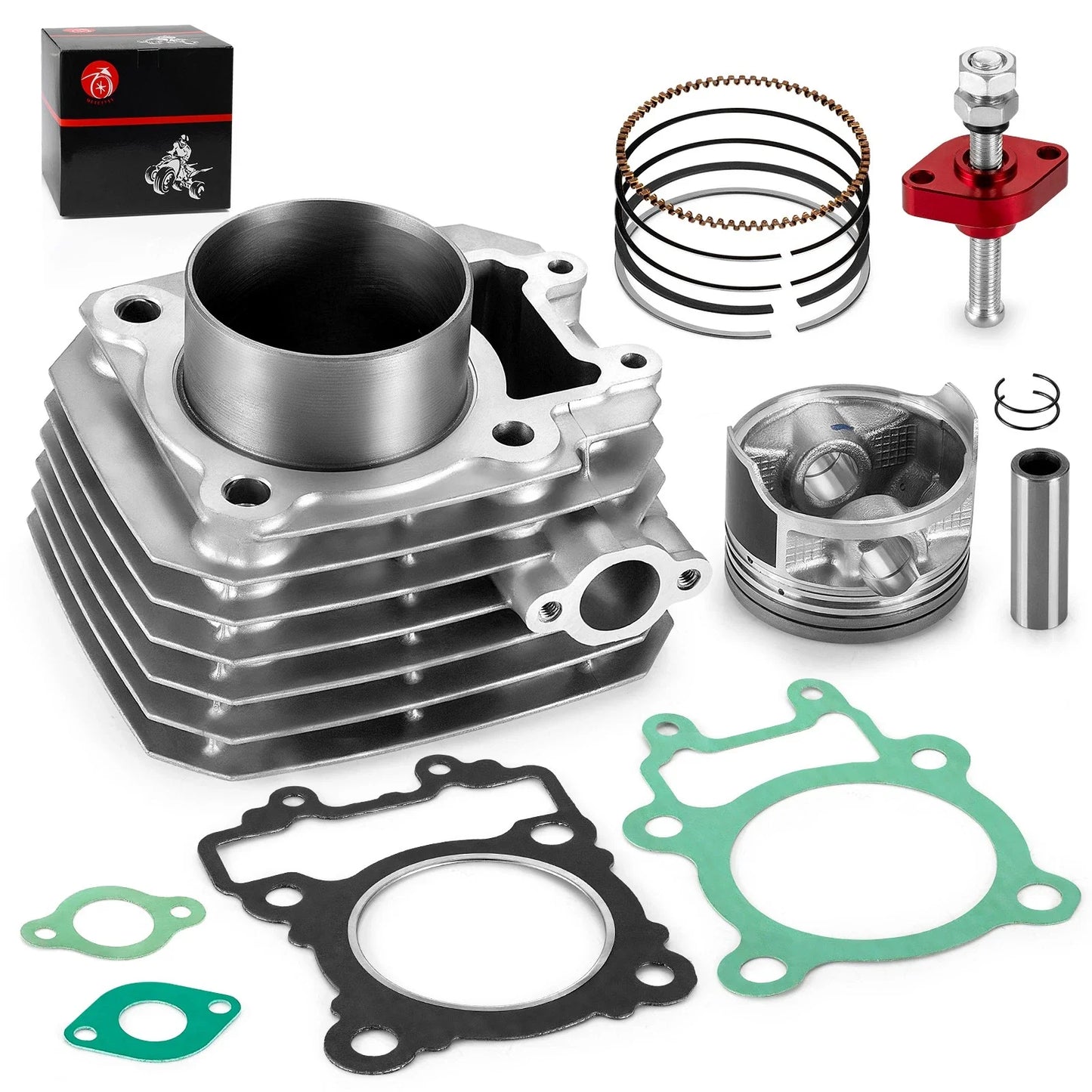 Engine Piston Rings & Gasket Kit Tensioner for Kawasaki Bayou 250 (2003–2011)