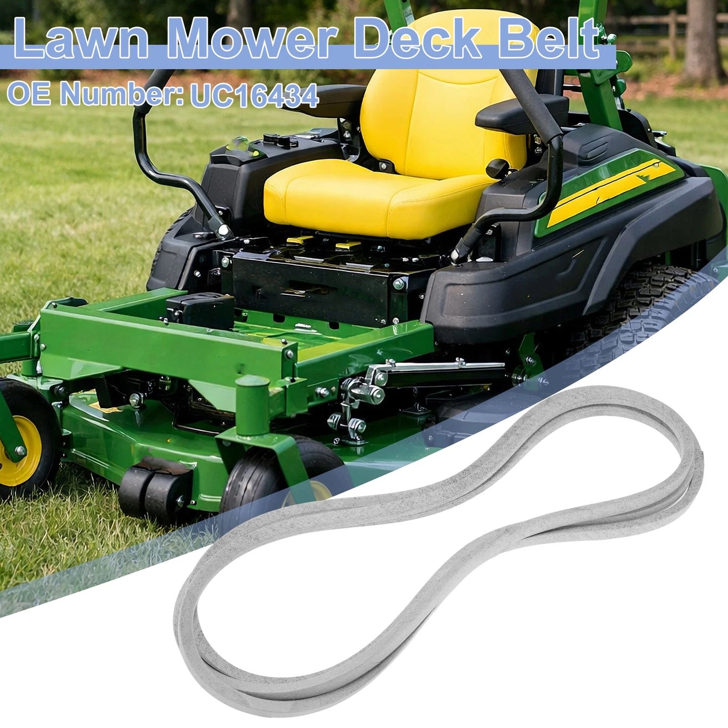 Lawn Mower Deck Belt for John Deere Z720E Z730M Z740R Z760R (No.UC16434)