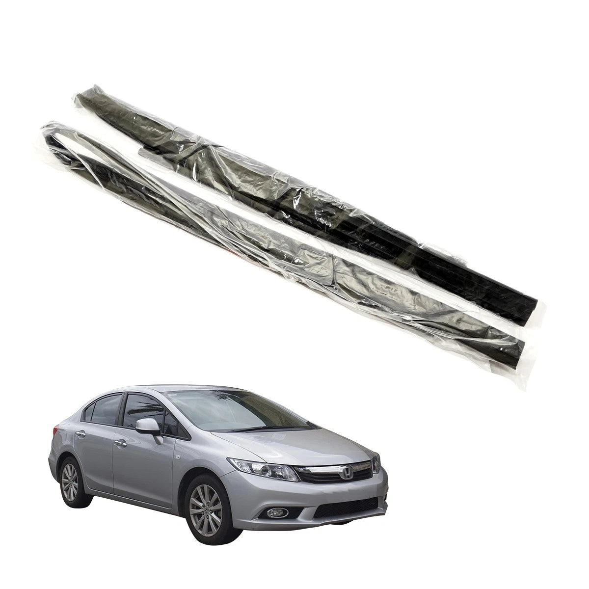 Rear Door Glass Run Channel for Honda Civic 4-Door (2012–2015)