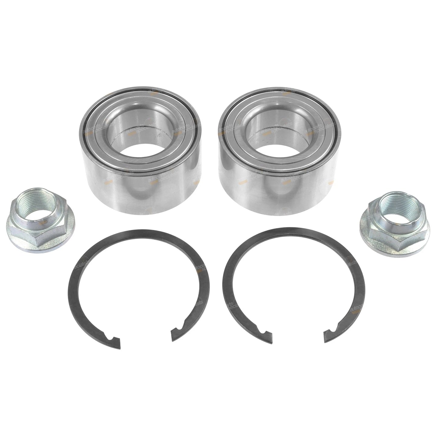 2X Front Wheel Bearing Kits for Ford Fiesta (2009–2013)