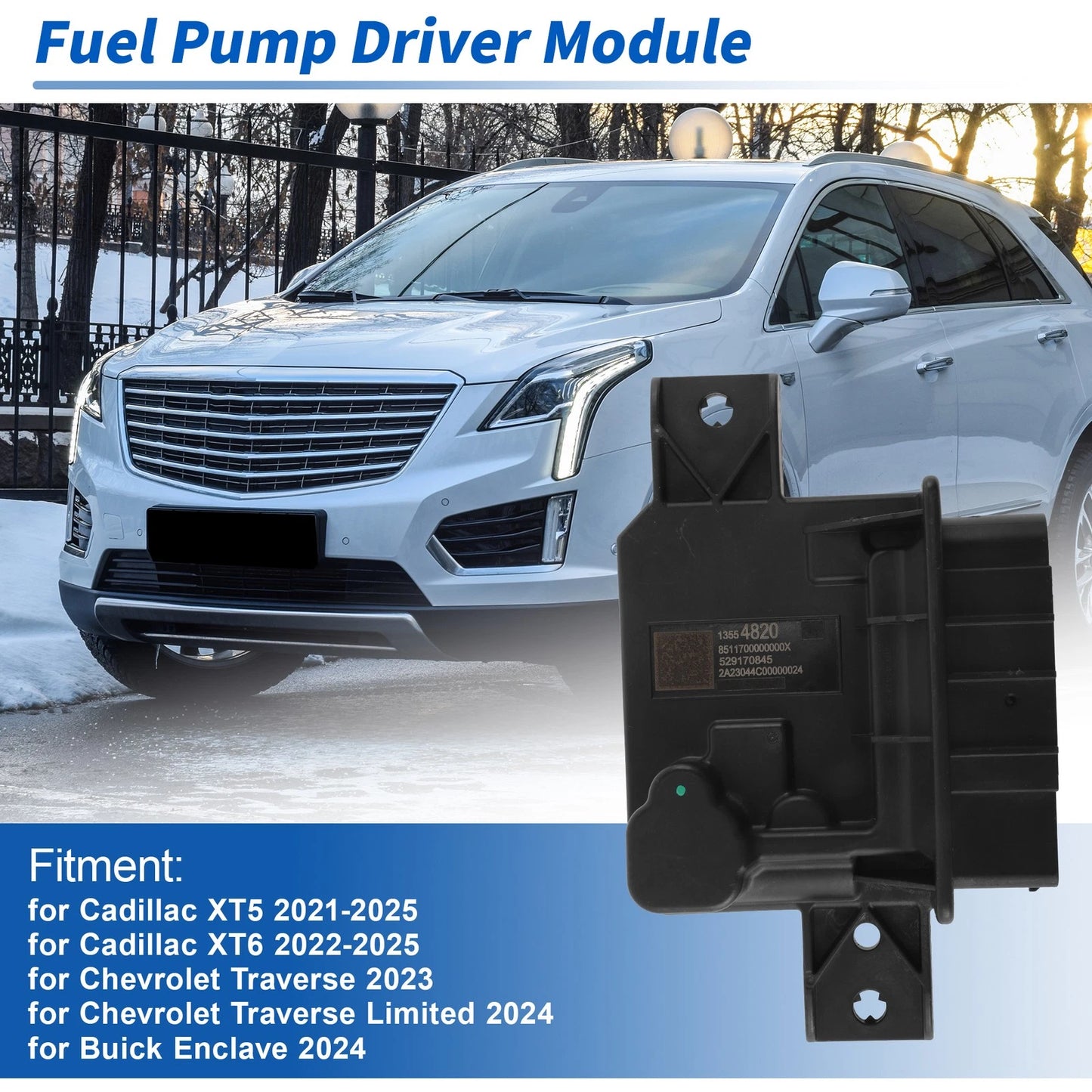 Fuel Pump Control Module for Cadillac XT5 (2021–2025) 13554820