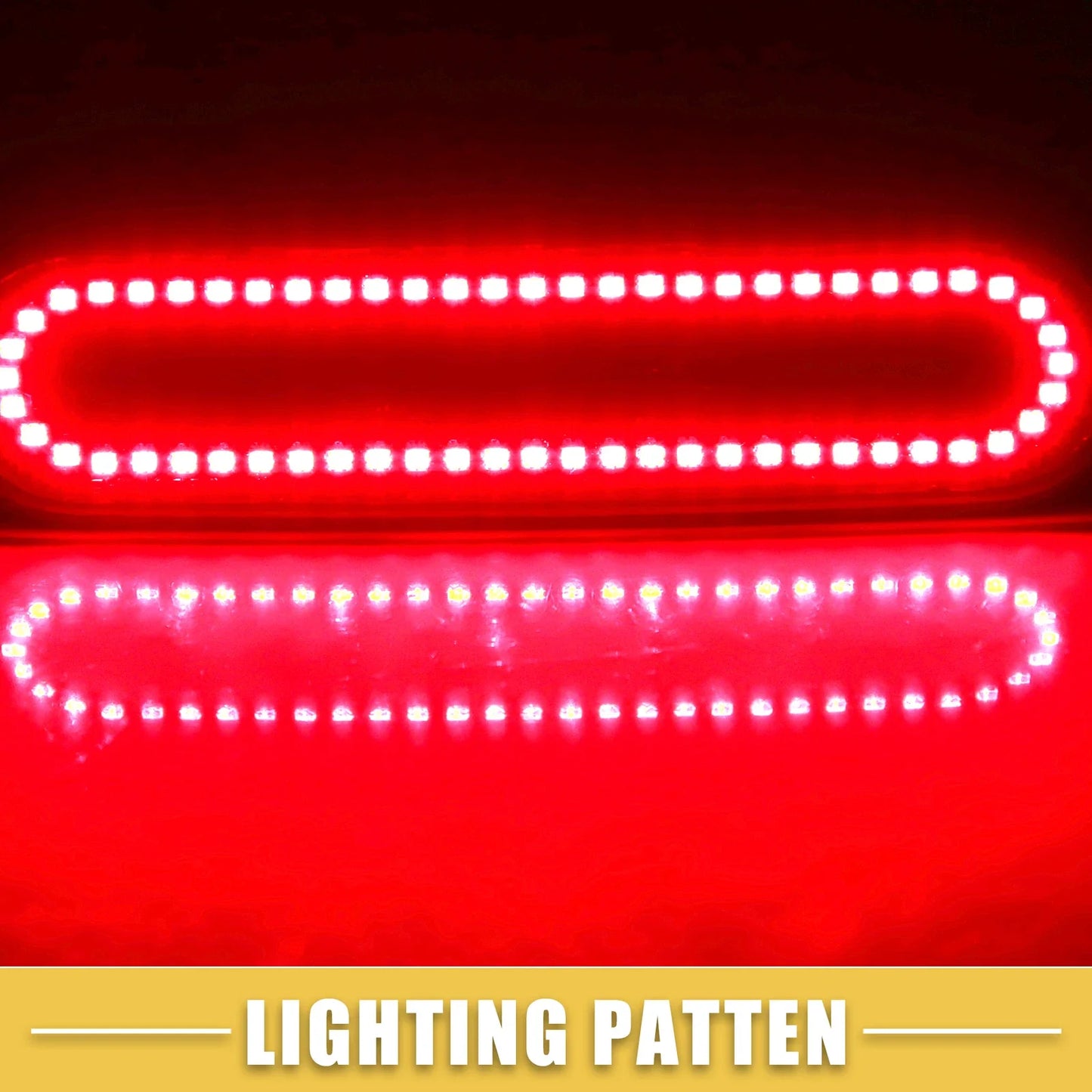Rear LED Side Marker Light for Honda Civic (2016-2021) - 2 x Red Black Covers
