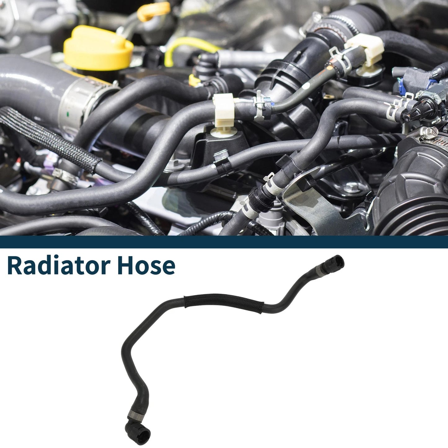 Radiator Hose for BMW F02 Series 760Li (2010–2015) No. 17127591091
