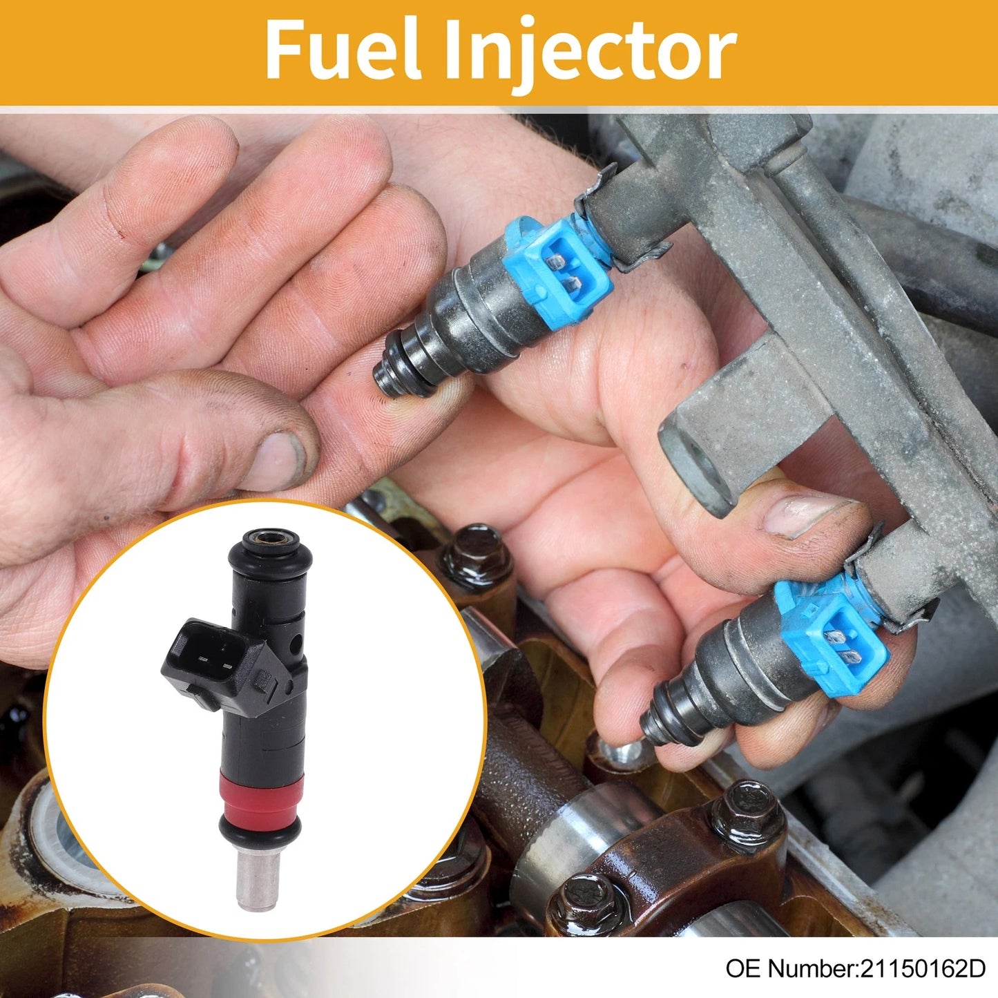 Fuel Injector No.21150162D for Mercedes-Benz Axor (2012)