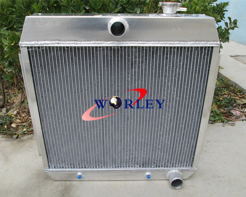 3-Row Aluminum Radiator for Chevy Bel Air V8 (1955–1957)