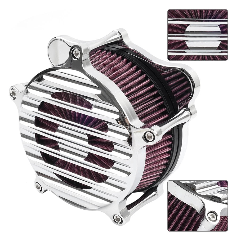 Air Cleaner Intake Filter Kit for Harley Dyna, Electra Glide, Softail, Fat Boy