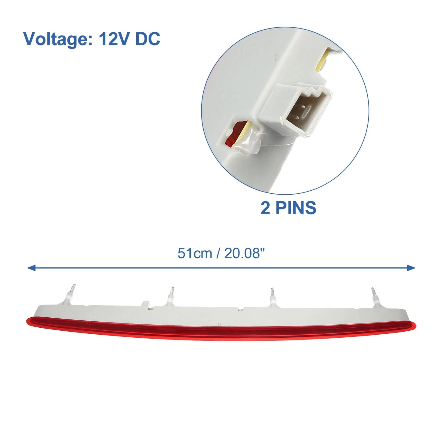 Third Rear Brake Stop Light for BMW 1 Series Red