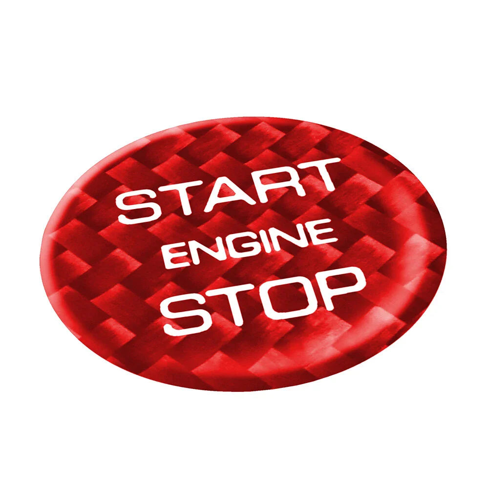 Engine Start Stop Button Trim for Land Rover Discovery Sport (2016-2019) Red