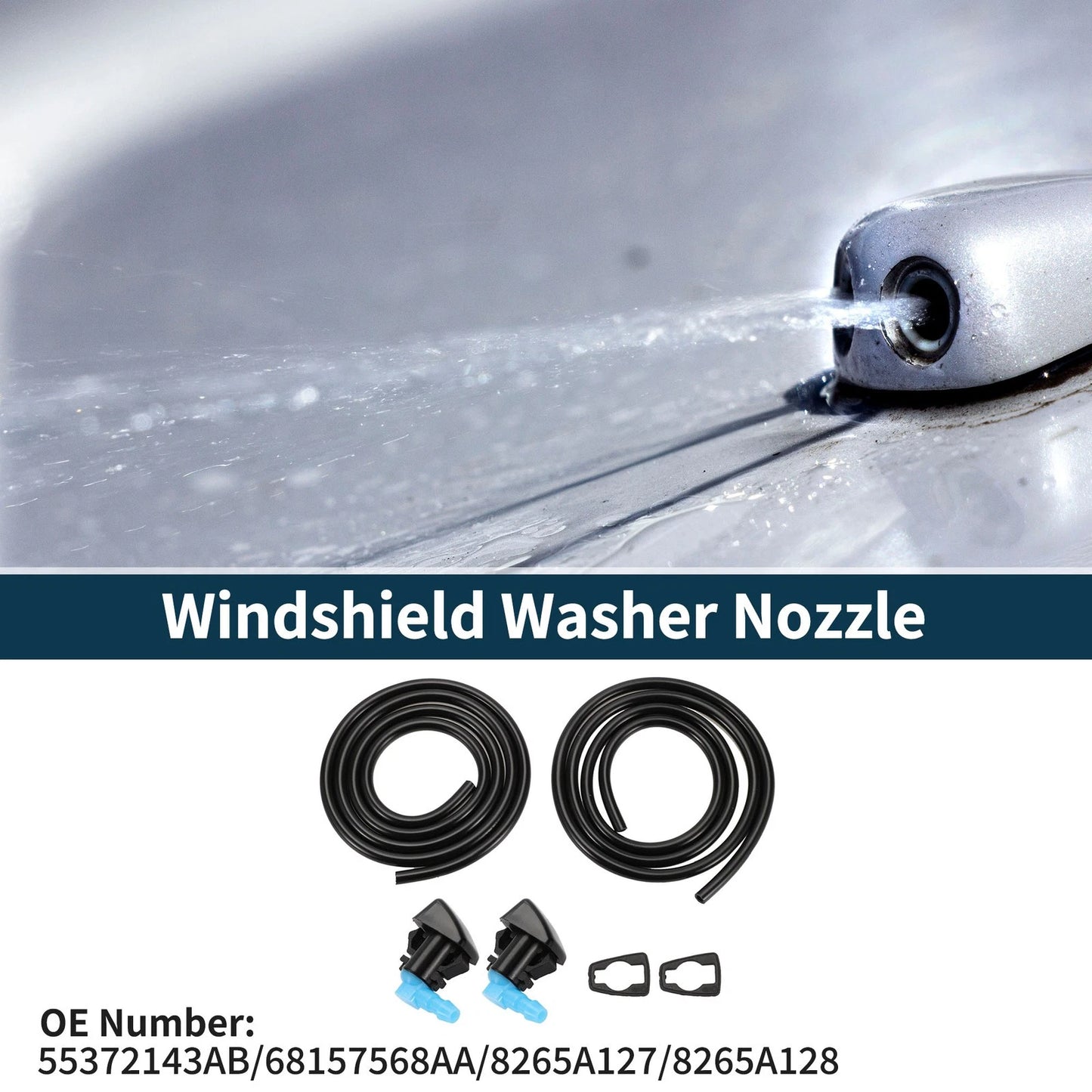 Windshield Washer Nozzle Set for Jeep Grand (No. 8265A128)
