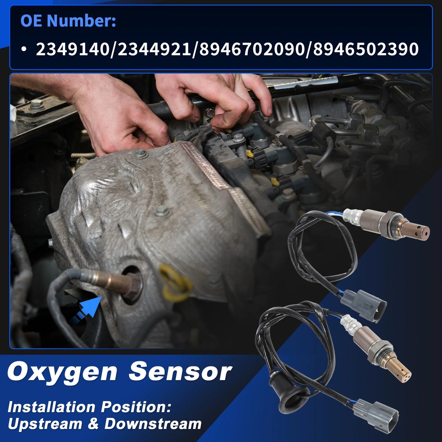 2X Upstream & Downstream Oxygen Sensor for Toyota Camry 3.5L V6 (2018–2020)