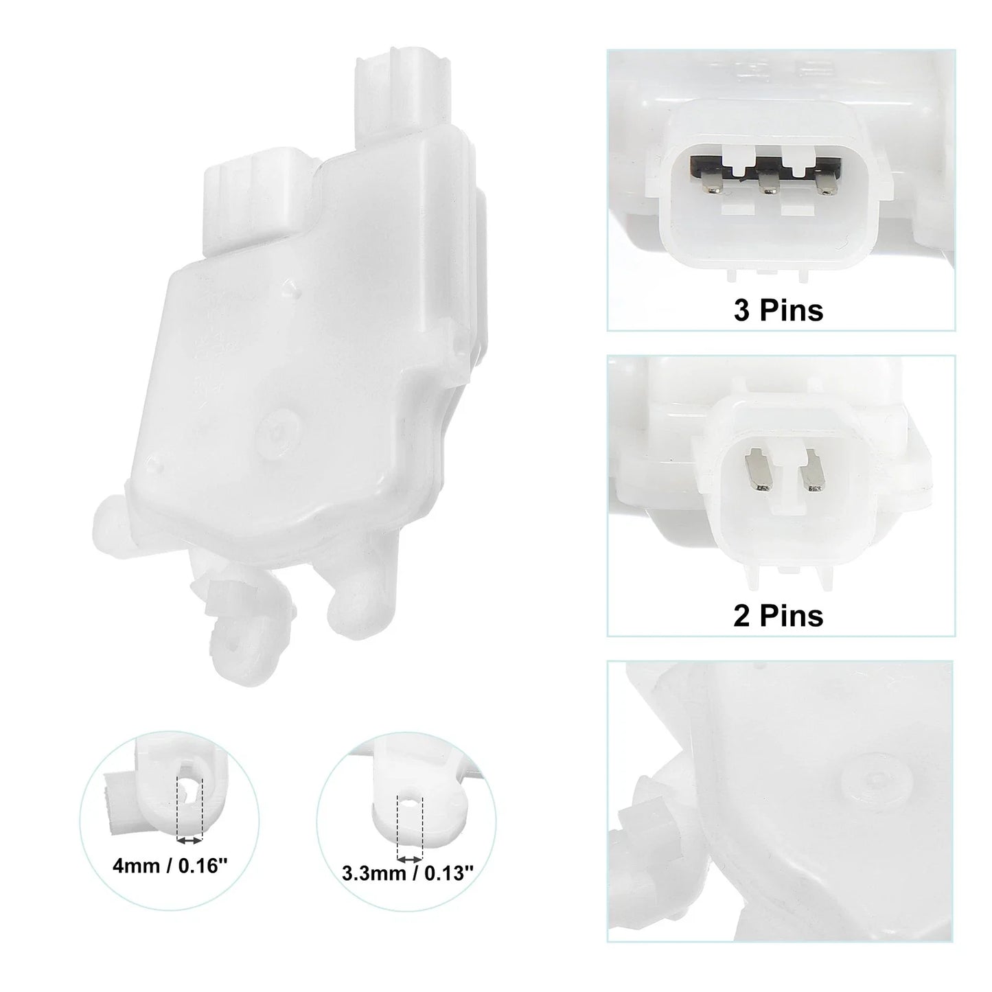 Left Door Latch Lock Actuator for Honda Odyssey (2018-2023) - 1 x White