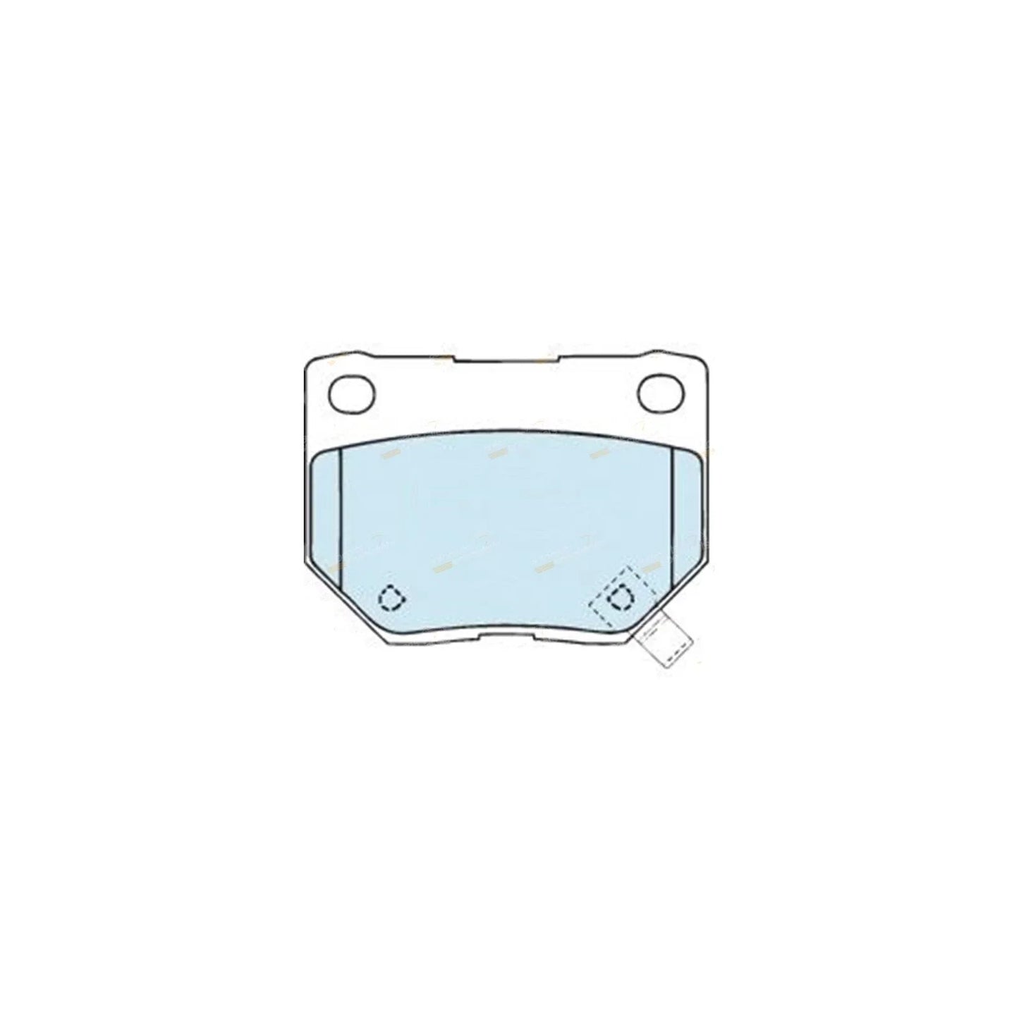 Rear Disc Brake Pad Set for Nissan Skyline R32 R33 R34 Turbo (1989-2000)