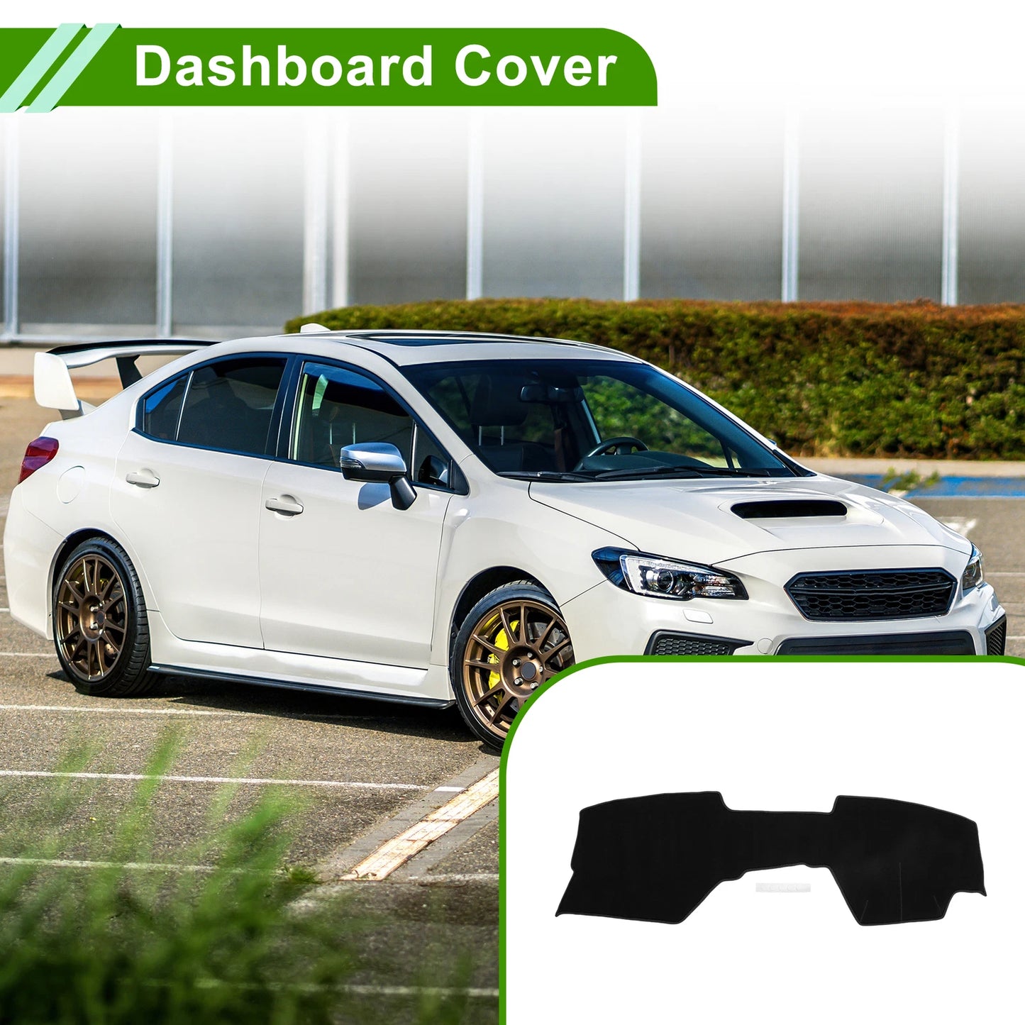 Dashboard Dash Cover Mat for Mazda3 BP (2019–2024) - Black, Set of 1