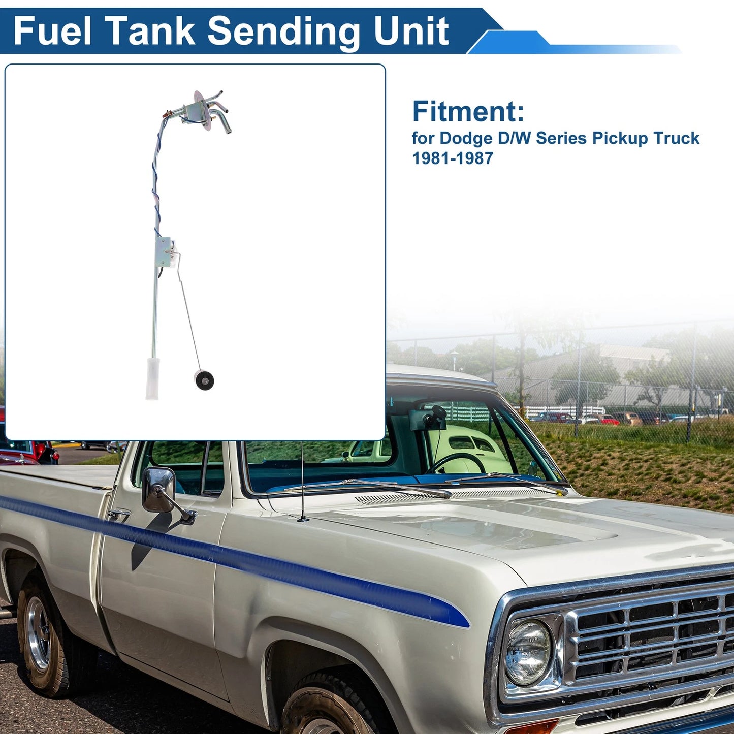 Fuel Level Sending Unit Module for Dodge D/W Series Pickup (1981–1987)
