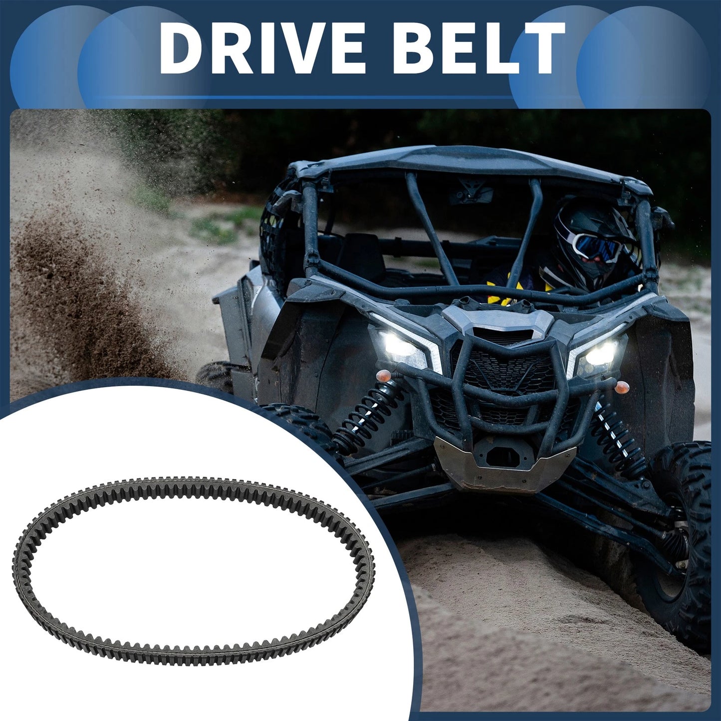 Drive Belt V-Belt No. 590111077 for Kawasaki Mule 4000 (2009–2019)