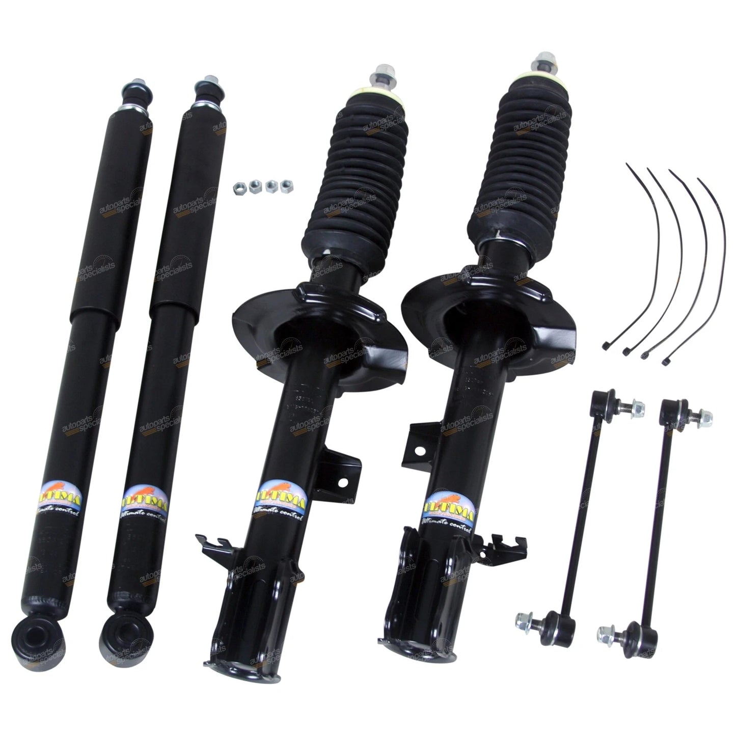 Set of 4 Gas Strut Shock Absorbers for Ford Escape (2001–2010)