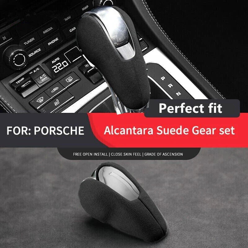 Alcantara / Gear Shift Knob Cover for Porsche Cayman (2006–2012)