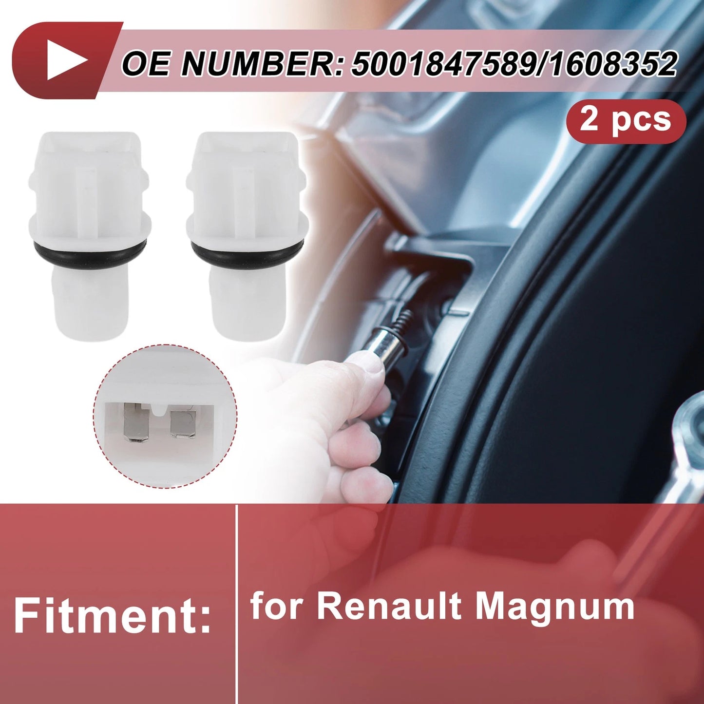 Side Marker Light Socket for Renault Magnum (No. 5001847589/1608352)