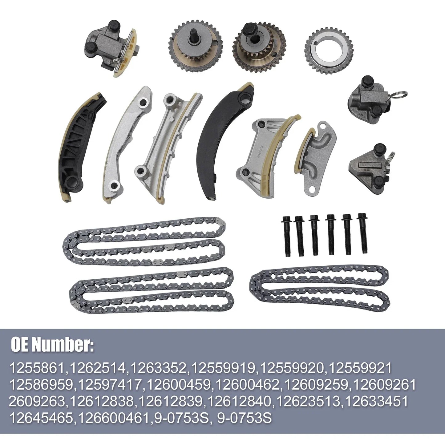 Timing Chain Kit for Chevy, Cadillac, Buick 3.6L, 3.0L (2010-2023)