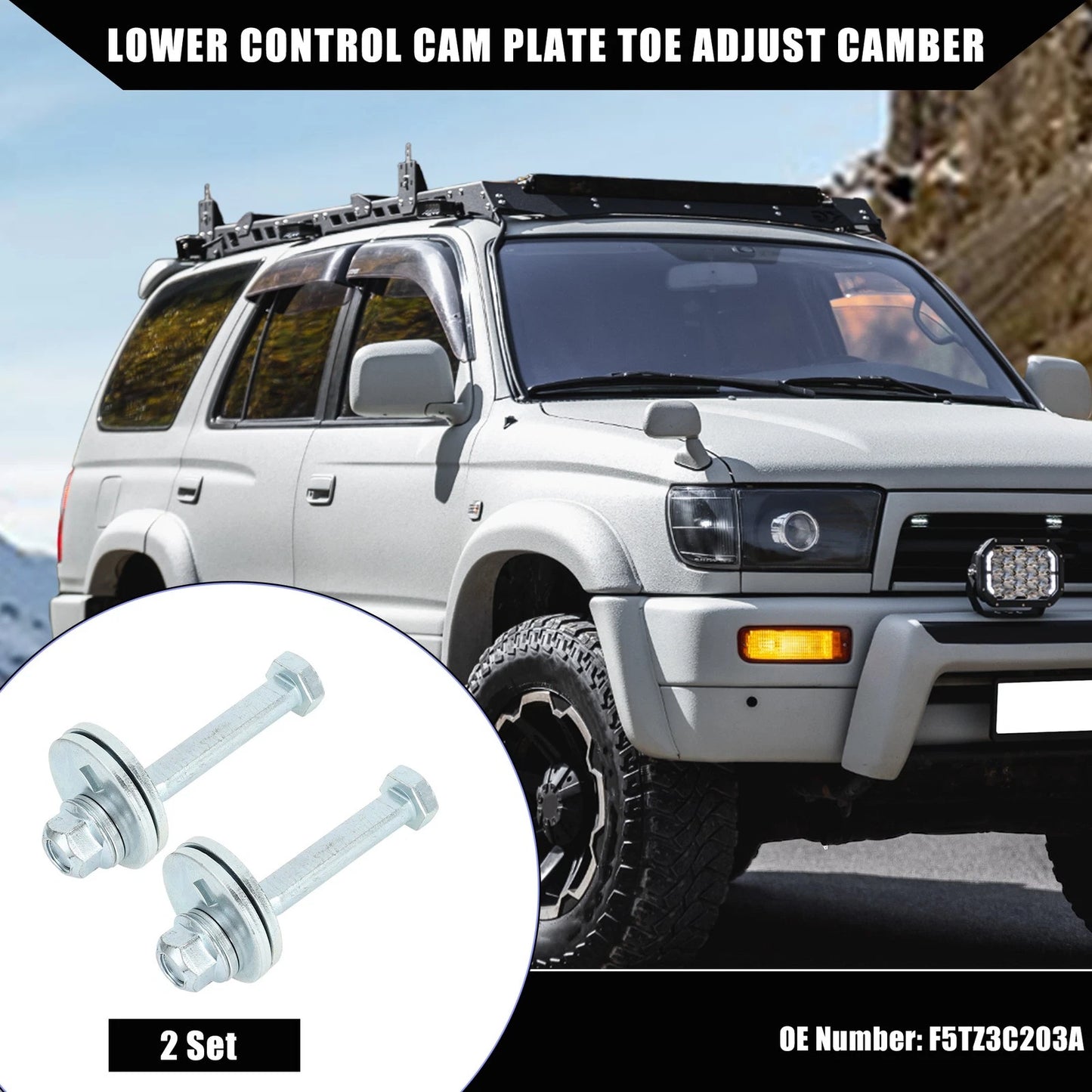 Set of 2 Camber Caster Alignment Kits for Ford Explorer (1995–2001) No.K80065