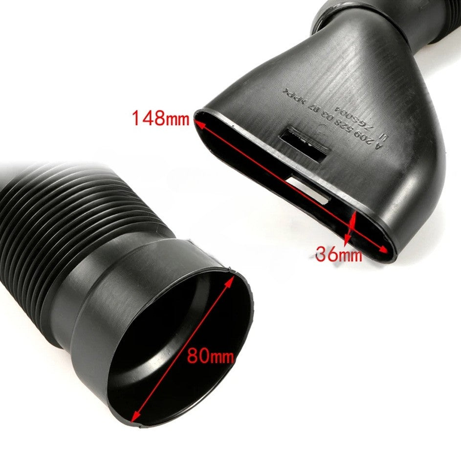 Set of 2 Air Intake Duct Hoses for Mercedes W209 CLK320 CLK500 (2003–2009)
