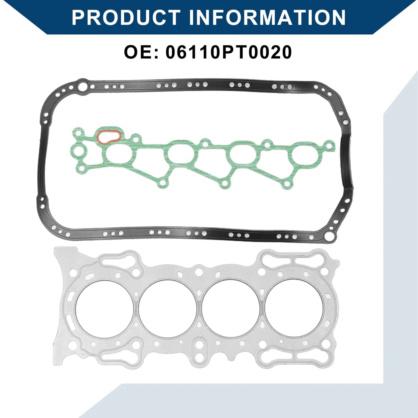 Cylinder Head Gasket Kit for Honda F20A3/CB3 Engine (1996-2000)