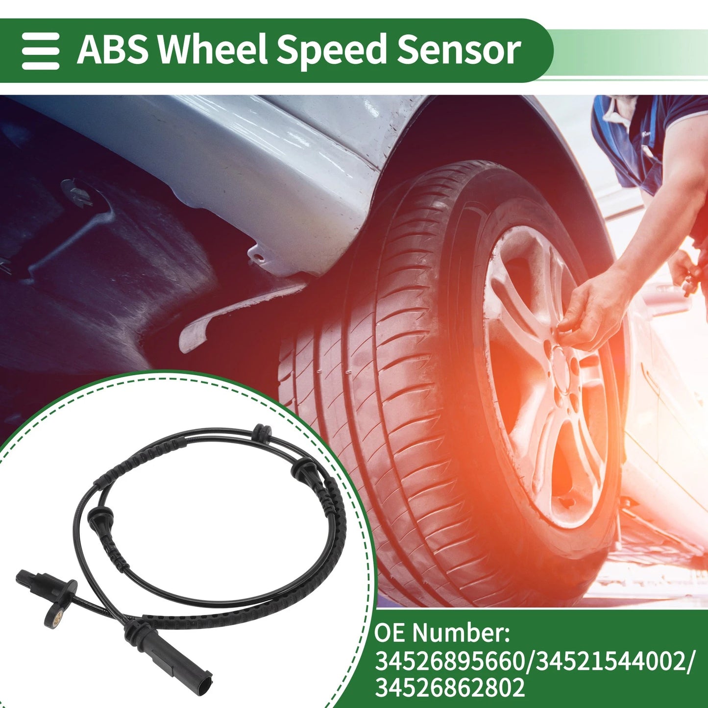ABS Wheel Speed Sensor No. 34526895660 for BMW M3 (2021–2022)