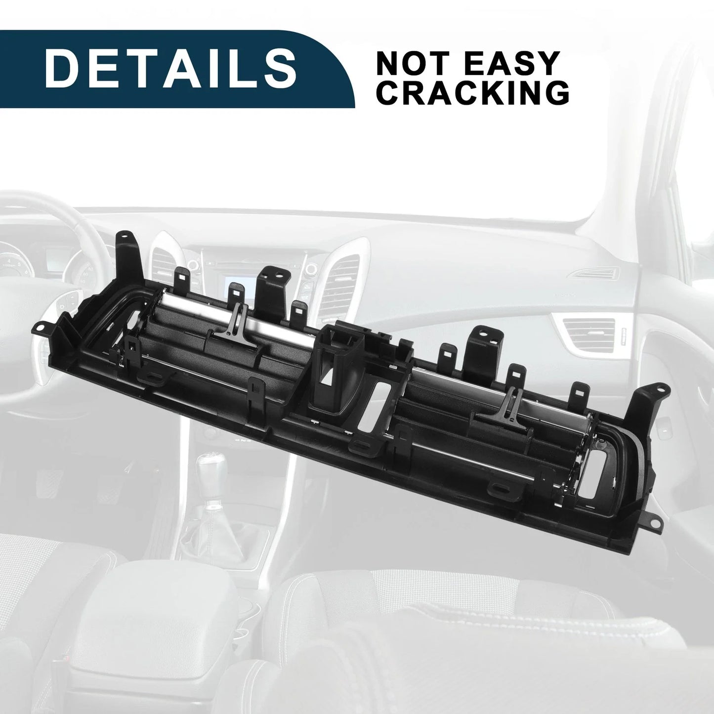 1 x Center Dash A/C Outlet for BMW 528i Black (2011-2016)