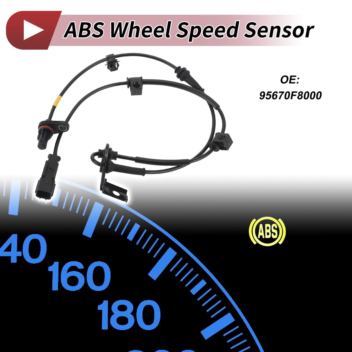 ABS Wheel Speed Sensor No. 95670F8000 for Hyundai Tucson (2016–2021)