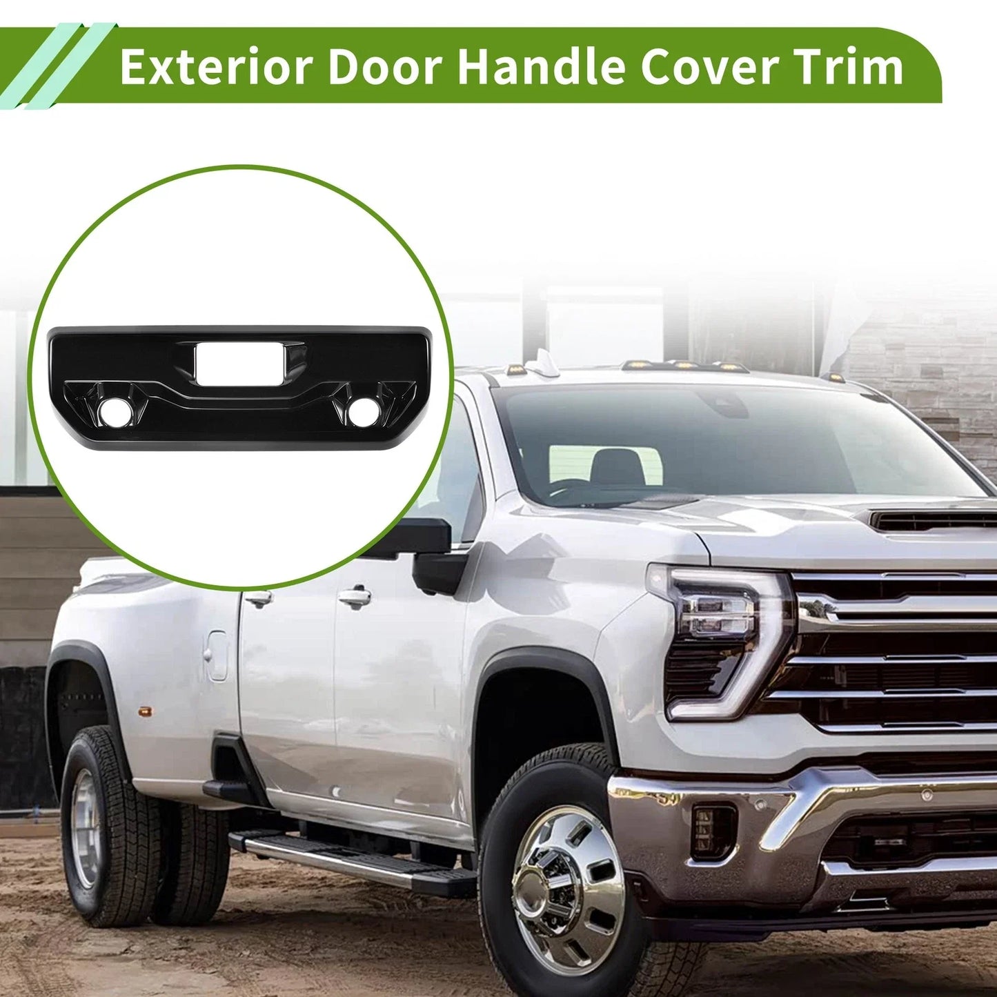 Exterior Door Handle Cover Trim for Chevrolet Silverado 1500 (2014-2023)