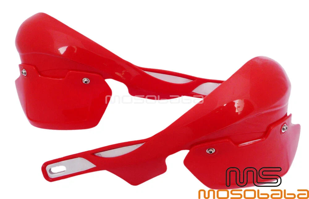 1-1/8" Red Handlebar Handguards for Honda Dirt Bike